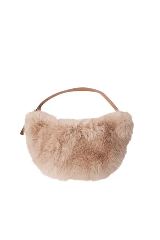 BC Callie fur  crossover bag