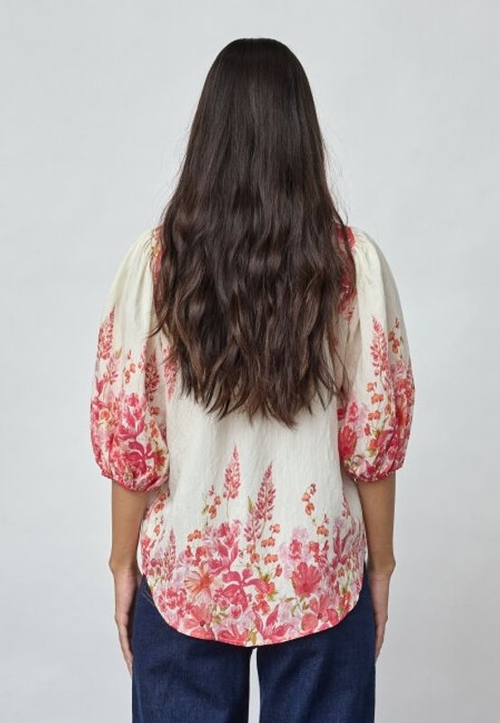 Ella shirt, red flower