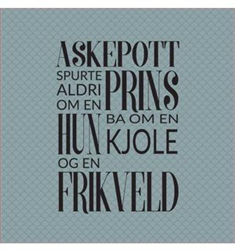 Serviett Askepott
