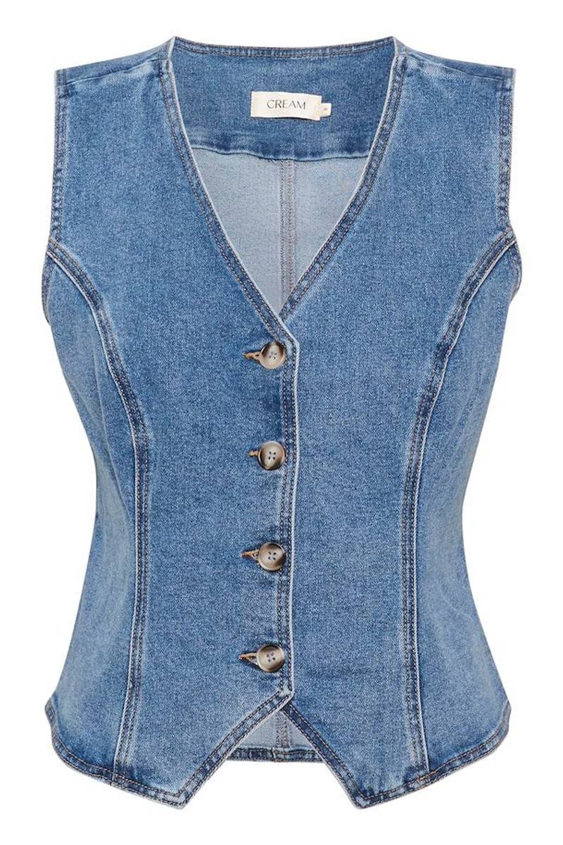 CRFatima denim waistcoat