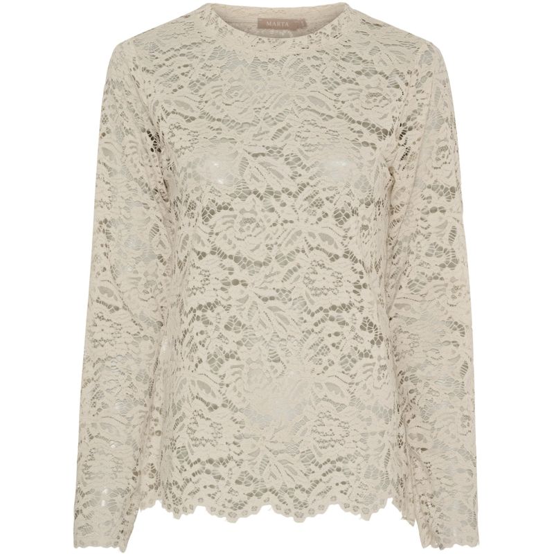 Mdc Milley LS Tee, beige