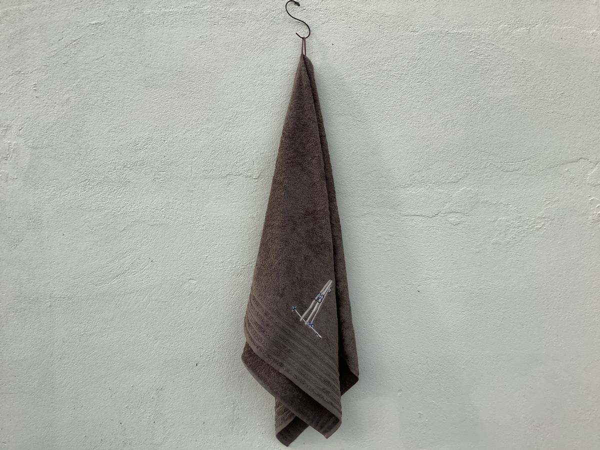 Ski hånkle 70x140 cm, mocca